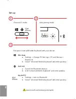 Предварительный просмотр 4 страницы Microsoft Universal Mobile Keyboard Quick Start Manual