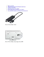 Предварительный просмотр 1 страницы Microsoft Wireless Display Adapter Quick Start Manual