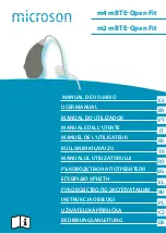 Preview for 1 page of Microson m2 mBTE-Open Fit User Manual