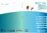 Microson M500 duo User Manual preview