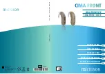 Preview for 1 page of Microsonic CIMA FRONT User Manual