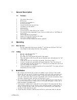 Preview for 3 page of Microsound MF 400 Instruction Manual