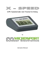 Preview for 1 page of Microsport X-SPEED Instruction Manual