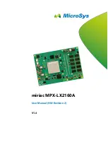 MicroSys miriac MPX-LX2160A User Manual preview