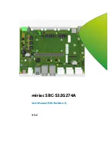 MicroSys miriac SBC-S32G274A User Manual предпросмотр