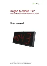 Preview for 1 page of microSYST migan ModbusTCP User Manual