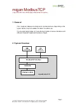 Preview for 3 page of microSYST migan ModbusTCP User Manual