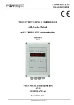 microSYST MS8357 Technical Description And User Manual preview