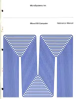 MicroSystems Inc. Micro 810 Reference Manual preview