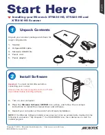 Microtec XT5830 HS Start Here Manual предпросмотр