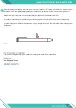 Preview for 2 page of Microtech E-NOTE PEN Quick Start Manual