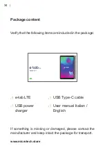 Preview for 34 page of Microtech e-tab LTE Quick User Manual