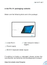 Preview for 41 page of Microtech e-tab Pro 4 User Manual