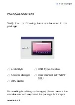 Preview for 25 page of Microtech E-tab Style ETS101PR Quick User Manual