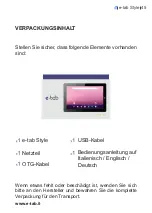 Preview for 45 page of Microtech E-tab Style ETS101PR Quick User Manual