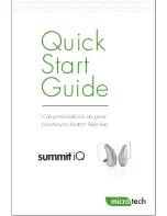 Preview for 1 page of Microtech Summit iQ Quick Start Manual