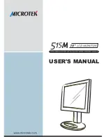 Microtek 515M User Manual preview