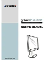 Preview for 1 page of Microtek 997M User Manual