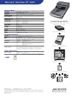 Preview for 2 page of Microtek ArtixScan DI 2020 Quick Manual