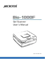 Preview for 1 page of Microtek Bio-1000F User Manual