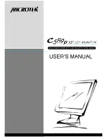 Microtek C589P User Manual предпросмотр