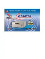 Microtek IN-1400VA User Manual preview