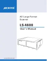 Preview for 1 page of Microtek LS-4600 User Manual