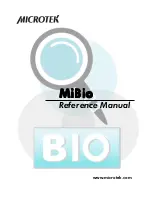 Microtek MiBio Reference Manual preview