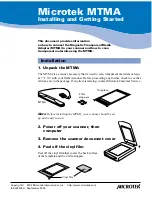 Preview for 1 page of Microtek MTMA Template