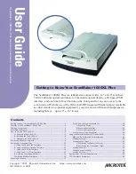 Microtek ScanMaker 1000XL Plus User Manual preview