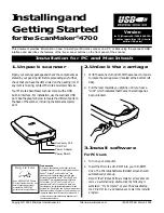Microtek ScanMaker 4700 Install Manual preview