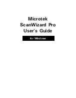 Microtek ScanMaker 5 User Manual preview