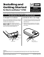 Preview for 1 page of Microtek ScanMaker 5700 Install Manual