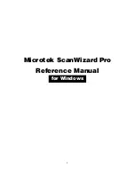 Preview for 1 page of Microtek ScanMaker 6400XL Reference Manual