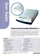 Preview for 1 page of Microtek ScanMaker 9800XL Plus User Manual