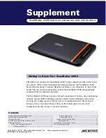 Preview for 1 page of Microtek ScanMaker i2400 Supplement Manual