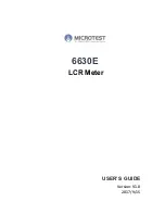 Microtest 6630E User Manual предпросмотр