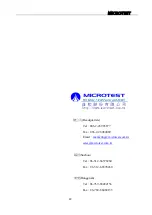 Предварительный просмотр 52 страницы Microtest 6910 User Manual