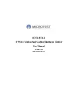 Microtest 8751 User Manual preview