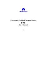 Предварительный просмотр 1 страницы Microtest CT-8700 User Manual