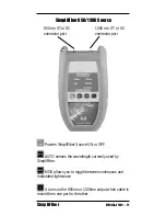 Предварительный просмотр 9 страницы Microtest SimpliFiber 1310 Source User Manual