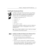 Preview for 31 page of MicroTouch ChassisTouch Installation Manual