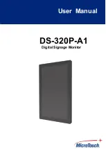 Preview for 1 page of MicroTouch DS-320P-A1 User Manual