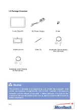 Предварительный просмотр 15 страницы MicroTouch IC-100P-AA1 User Manual