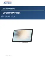 MicroTouch IC-215P-AW1-W10 User Manual preview