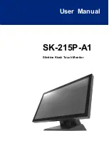 MicroTouch SK-215P-A1 User Manual preview