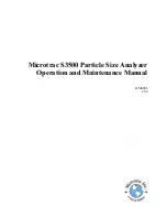 Preview for 1 page of Microtrac S3500 Operation And Maintenance Manual