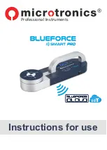 Microtronics BLUEFORCE SMART PRO Instructions For Use Manual preview