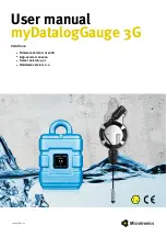 Microtronics myDatalogGauge 3G User Manual preview