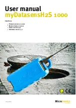 Microtronics myDatasensH2S 1000 User Manual preview